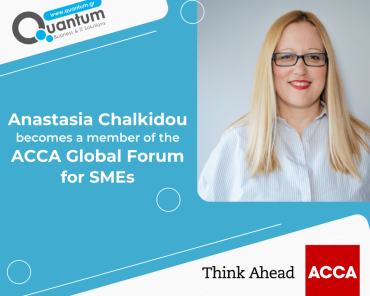 Quantum’s co-founder Anastasia Chalkidou is appointed as a member of the ACCA Global Forum for SMEs!