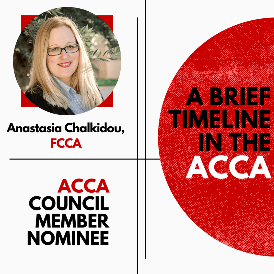 Anastasia Chalkidou: A brief timeline in the ACCA