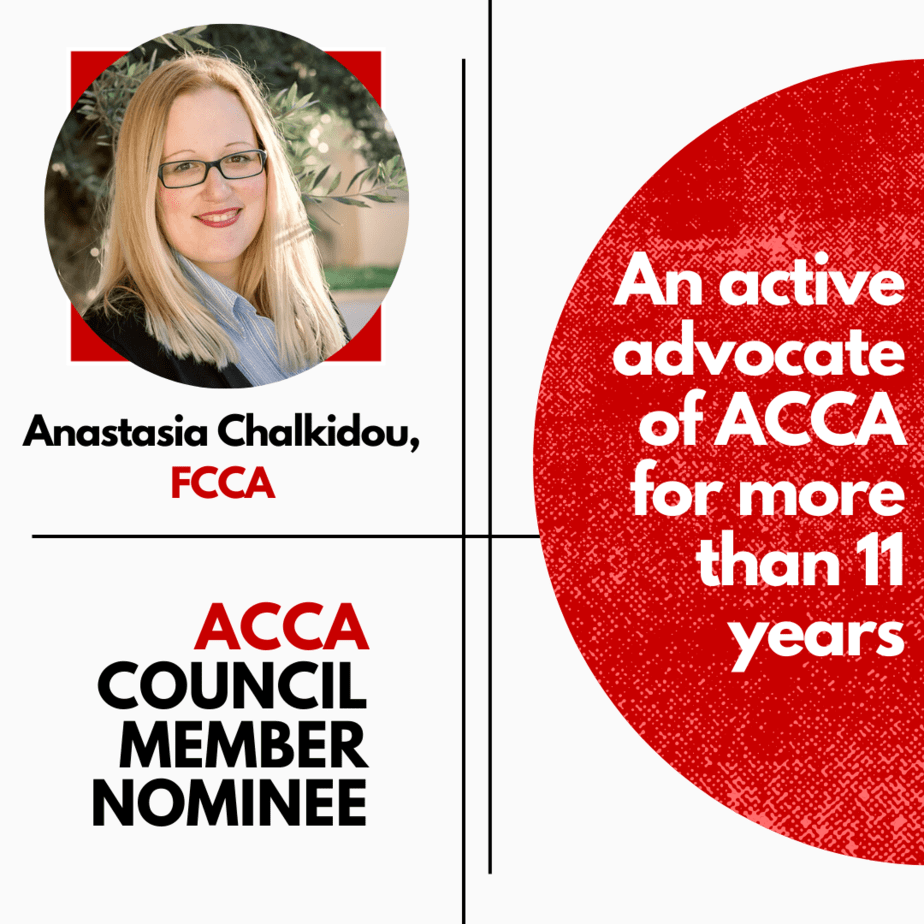 Anastasia Chalkidou is standing for election as an ACCA Council Member!