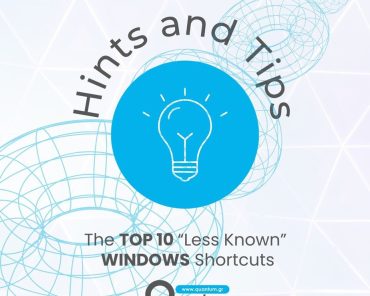 The top 10 “less known” windows shortcuts